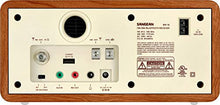 Load image into Gallery viewer, Sangean WR-16 AM/FM/Bluetooth Wooden Cabinet Radio with USB Phone Charging Walnut
