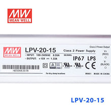 Load image into Gallery viewer, MeanWell LPV-20-15 Power Supply 20W 15V IP67
