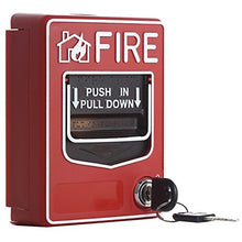 Load image into Gallery viewer, UHPPOTE Wired Emergency Fire Alarm Station 9-28VDC Conventional Dual Action Manual Call Point
