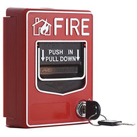 UHPPOTE Wired Emergency Fire Alarm Station 9-28VDC Conventional Dual Action Manual Call Point