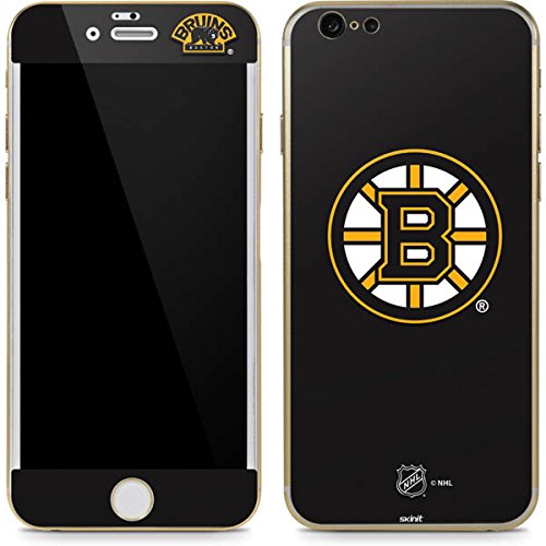 Skinit Decal Phone Skin Compatible with iPhone 6/6s - Officially Licensed NHL Boston Bruins Solid Background Design