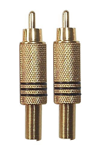 Black Point Products BA-003 GOLD H.D. RCA Phone Plugs