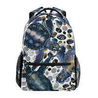 TropicalLife Beach Ocean Sea Animal Turtle Backpacks Bookbag Shoulder Backpack Hiking Travel Daypack Casual Bags