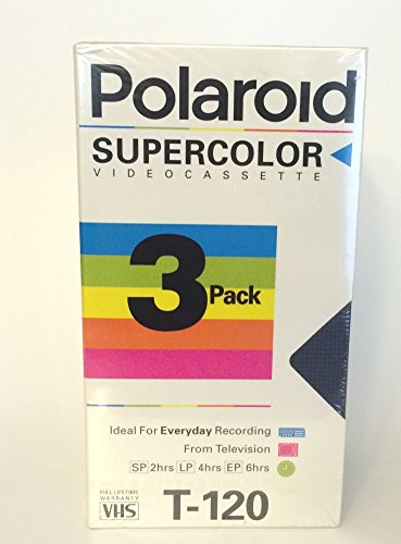 Polaroid Supercolor Videocassette 3 Pack
