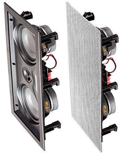 OSD Audio 150W 5.25 in-Wall LCR Speaker  Center Channel with Dual Woofers  IW525