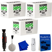 Ilford HP5 Plus ISO 400 Black and White 35mm Roll Film Bundle (36 Exposures, 3-Pack) (3 Items)
