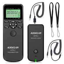 Load image into Gallery viewer, AODELAN Camera Wireless Timer Remote Control with Intervalometer Wired Shutter Release Cable for Panasonic GH5 G1GH1GH2 GH5 G85 GX7 GX8 FZ2500 FZ200 FZ1000 FZ200 FZ150 Cameras and for Olympus Cameras
