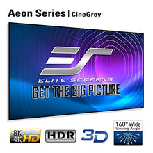 Load image into Gallery viewer, Elite Screens Aeon Series, 135-inch 16:9, 8K / 4K Ultra HD Home Theater Fixed Frame EDGE FREE Borderless Projector Screen, CineGrey Matte Grey Front Projection Screen, AR135H2, white
