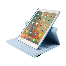 Load image into Gallery viewer, 9.7 inch iPad 2 Case A1395 / A1396 / A1397, Sammid Smart 360 Degree Rotating Cover Folio Stand Case for iPad 2,iPad 3,iPad 4 - Light Blue
