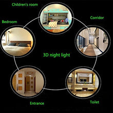 Load image into Gallery viewer, 3D Snow Wolf Night Light Illusion Lamp 7 Color Change LED Touch USB Table Gift Kids Toys Decor Decorations Christmas Valentines Gift
