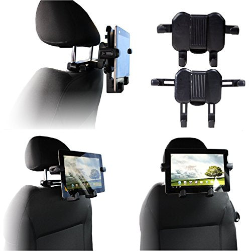 Navitech in Car Portable 2 in 1 Laptop/Tablet Head Rest/Headrest Mount/Holder Compatible with The DELL XPS FHD