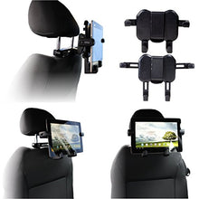 Load image into Gallery viewer, Navitech in Car Portable 2 in 1 Laptop/Tablet Head Rest/Headrest Mount/Holder Compatible with The Samsung Galaxy Book 12&quot; 4G
