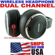 Load image into Gallery viewer, 4 New GM GMC Yukon Denali Wireless Dual Channel DVD Premium Car Headphones
