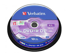 Load image into Gallery viewer, Verbatim DVD+R 8.5Gb 8x D/L Spindle 10 No 43666
