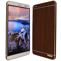 Skinomi Dark Wood Full Body Skin Compatible with Huawei Mediapad X2 (Full Coverage) TechSkin with Anti-Bubble Clear Film Screen Protector