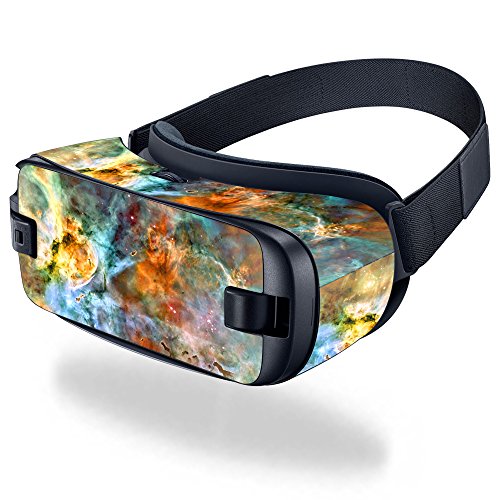 MightySkins Skin Compatible with Samsung Gear VR (2016) wrap Cover Sticker Skins Space Cloud