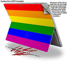 Load image into Gallery viewer, Rainbow Stripes - Decal Style Vinyl Skin fits Microsoft Surface Pro 4 (Surface NOT Included)
