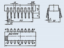 Load image into Gallery viewer, S.U.R. &amp; R Tools KM155LA8 Analogue 7403PC IC/Microchip USSR 25 pcs
