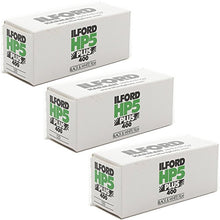 Load image into Gallery viewer, 3 Rolls Ilford HP5 400 120 Film

