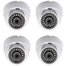 Load image into Gallery viewer, Evertech 4 Pcs 1080p High Resolution Dome Security Camera Indoor Outdoor Wide Angle Lens 50ft Night Vision
