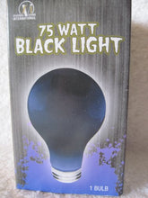 Load image into Gallery viewer, 75 Watt Halloween Black Light Bulb by Seasonal Visions International

