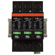 Load image into Gallery viewer, ASI ASISPV1000-V-CD-S, UL 1449 4th Ed. DIN Rail DC Surge Protection Device, 3 Pole, 1000 VDC, Pluggable Modules

