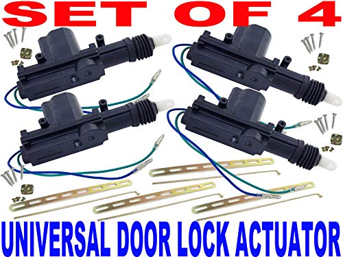 New Universal Door Lock Actuator (Set of 4) Fast Free USA Shipping