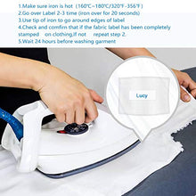 Load image into Gallery viewer, Freshworld Compatible Tape Replacement for Brother P-Touch TZ 12mm 0.47Inch Fabric Iron-on Clothing Laminated Label Maker Tape TZe-FA231 TZe-FA3 TZe-FA3R,Black/Blue/Red on White,for PTD210 PTD400AD,3P
