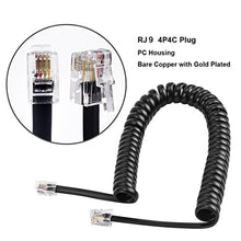Load image into Gallery viewer, Telephone Handset Cord Detangler 1 Set, 1 Pack 360 Degree Rotating/Anti-Tangle Landline Cable and 1 Pack Telephone Handset Cord 7.5 Foot Uncoiled (1.2 Foot Coiled)
