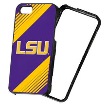 Load image into Gallery viewer, Forever Collectibles NCAA 2-Piece Snap-On iPhone 5/5S Polycarbonate Case - Retail Packaging - LSU Tigers

