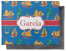 Load image into Gallery viewer, YouCustomizeIt Boats &amp; Palm Trees Microfiber Screen Cleaner (Personalized)
