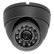 Load image into Gallery viewer, 2 Megapixel 1080P Dome IR HD-CVI HD-TVI AHD CVBS 700TVL (4 options in 1) Camera 24IR 2.8mm WIDE ANGLE lens Vandalproof Small Indoor Outdoor Aluminum Housing Security Camera for Gray Color
