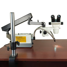 Load image into Gallery viewer, OMAX 6.7X-45X Zoom Binocular Stereo Microscope Body with Standard 76mm Mount Size
