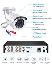 Load image into Gallery viewer, ZOSI 1080P H.265+ Home Security Camera System, 5MP Lite 8 Channel CCTV DVR Recorder with Hard Drive 2TB and 8 x 1080p Surveillance Bullet Camera Outdoor Indoor with 80ft Night Vision, Motion Alerts
