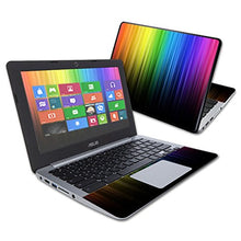 Load image into Gallery viewer, MightySkins Skin Compatible with Asus Chromebook 11.6&quot; C200MA wrap Cover Sticker Skins Rainbow Streaks
