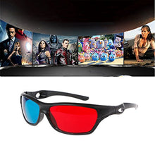Load image into Gallery viewer, ForHe 1 Pair Anaglyph Red and Blue 3D Glasses for Movie Game DVD Video TV Theater Glasses

