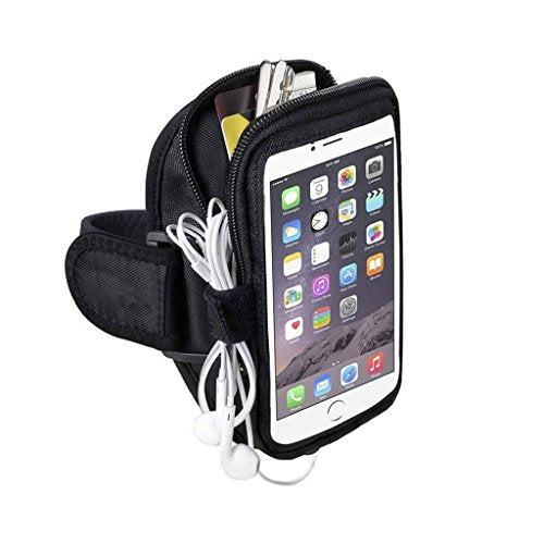 Touch Screen Neoprene Sport Gym Cellphone Armband Case Compatible iPhone Xs Max/iPhone XR / 8 Plus/BLU Studio Mega 2018 / ViVo XL3 Plus/ViVo 8 / ViVo 8L / ViVo XL+ / 5 / R2 Plus/Life One X3