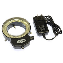 Load image into Gallery viewer, MAYAGU 144 LED Bulb Microscope Ring Light Illuminator Adjustable Bright Lamp Black
