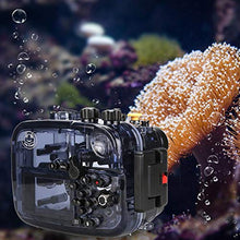 Load image into Gallery viewer, Seafrogs 40m/130ft Waterproof Underwater Camera Housing Case for A6000 A6300 A6500 Can Be Used With 16-50mm Lens w/ EACHSHOT Red Filter
