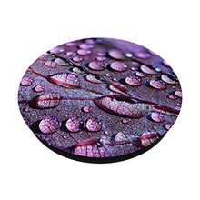 Load image into Gallery viewer, Purple Pop socket Lilac Flower Water Drops PopSockets PopGrip: Swappable Grip for Phones &amp; Tablets
