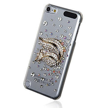 Load image into Gallery viewer, Asmyna Gold Squirrel Crystal 3D Diamante Back Protector Cover with Package for iPod touch 5
