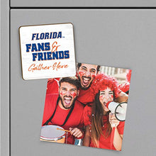 Load image into Gallery viewer, University of Florida Gators Fans and Friends Gather 2.75 x 2.75 Wood Magnet
