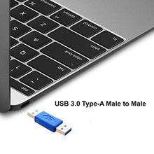 Load image into Gallery viewer, IO Crest USB 3.0 Type-A Male to Male Adapter - SY-ADA20082
