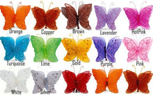 Load image into Gallery viewer, Fairy Glitter Butterfly Wings, Newborn, Baby, Photography prop - Color: HOTPINK
