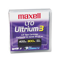 MAXELL lto-3 ultrium 400gb/800gb tape cartridge 1-pk