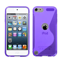 Asmyna Unique S Shape Protective Case for iPod touch 5 (Purple)