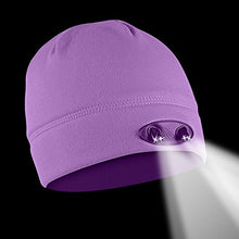 Load image into Gallery viewer, Panther Vision CUBWB-5628 Hand Free 4 LED Headlamp Beanie Cap, ( Radiant Orchid)
