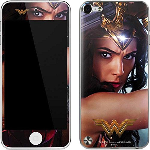 Skinit Decal MP3 Player Skin Compatible with iPod Touch (5th Gen&2012) - Officially Licensed Warner Bros Wonder Woman Battle Ready Design