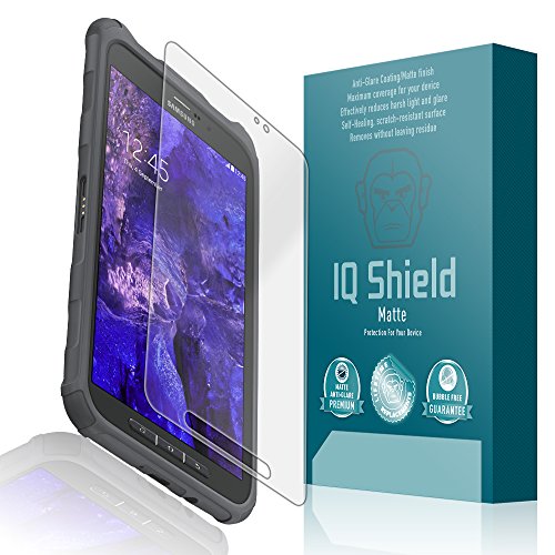 IQ Shield Matte Screen Protector Compatible with Samsung Galaxy Tab Active Anti-Glare Anti-Bubble Film