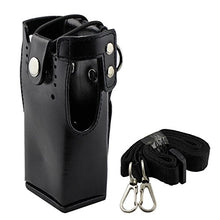 Load image into Gallery viewer, abcGoodefg Motorola Hard Leather Case Carrying Holder Holster for Motorola Two Way Radio HT750 HT1250 HT1550 GP320 GP340 GP360
